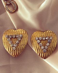 DIAMOND HEART Earrings